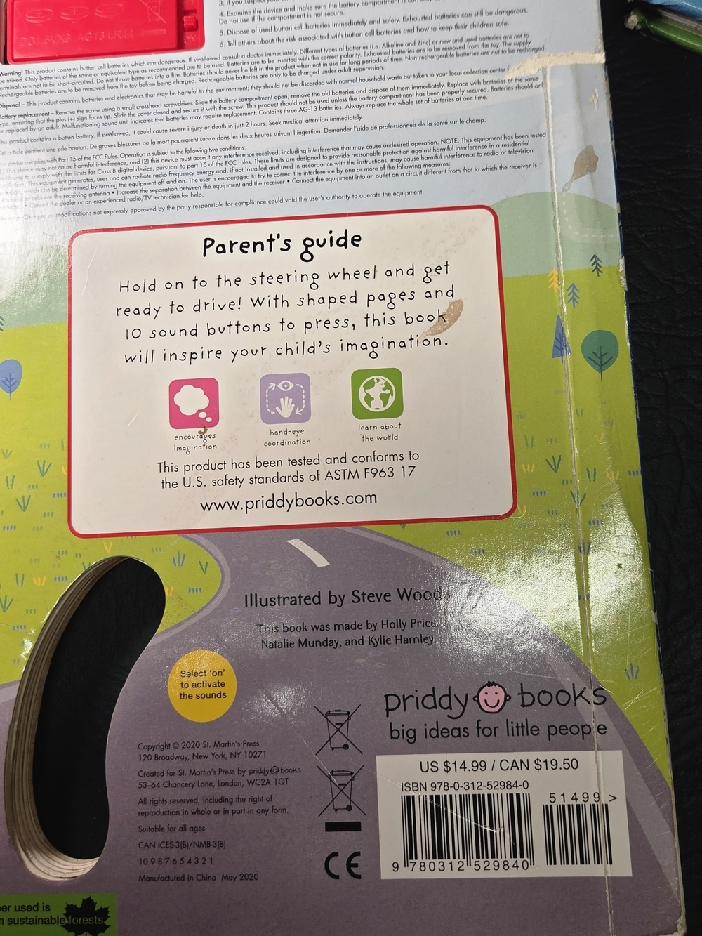 **Drive Me! Interactive Kids Toy Book - Blue** - Picture 4 of 4